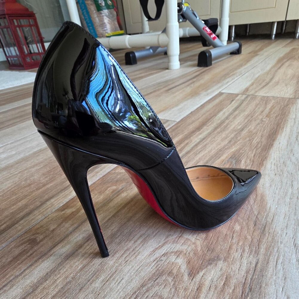 Christian Louboutin So-Kate 120mm Black Patent Leather Pumps Eur. 36 - Picture 8 of 12